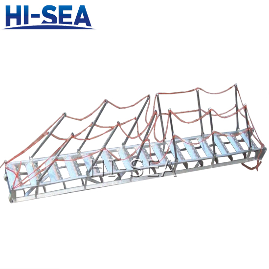 Ship Aluminium Wharf Ladder with Steps